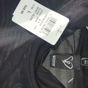 Windsor Black Sheer Body Suit